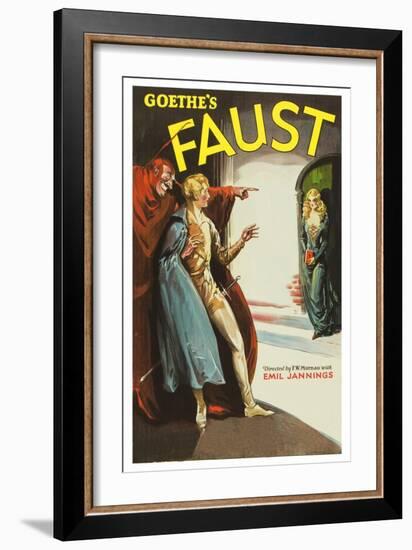 Faust-null-Framed Art Print