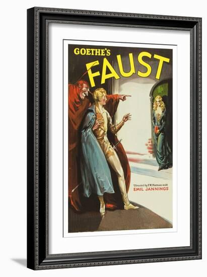 Faust-null-Framed Art Print