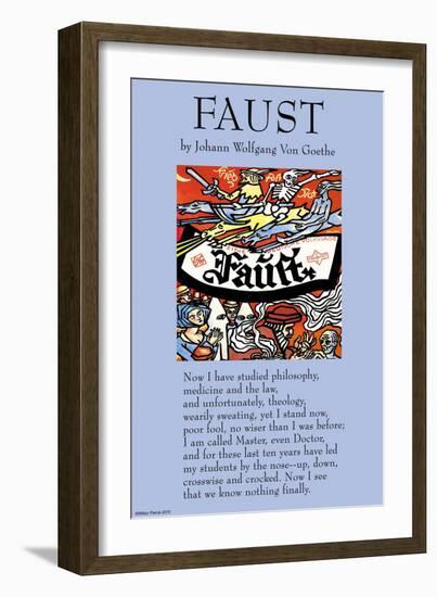 Faust-null-Framed Art Print