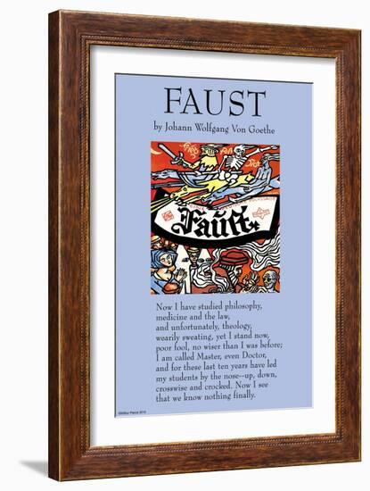 Faust-null-Framed Art Print