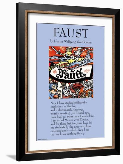 Faust-null-Framed Art Print