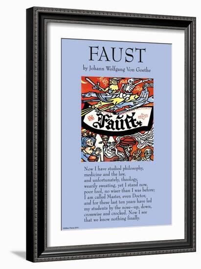 Faust-null-Framed Art Print