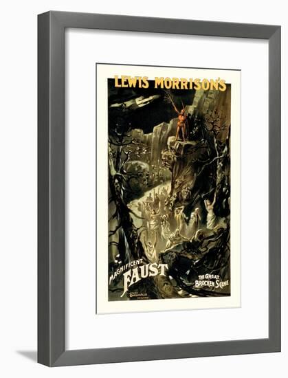 Faust-null-Framed Art Print