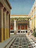 Reproduction of a Column and Floor Mosaics-Fausto and Felice Niccolini-Giclee Print