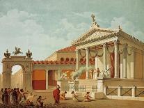 Temple of Fortune, Pompei, Volume IV, Restoration Essays, Plate XII-Fausto and Felice Niccolini-Giclee Print