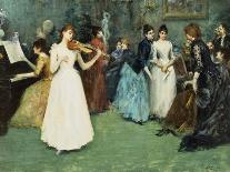 The Musical Party-Fausto Zonaro-Giclee Print