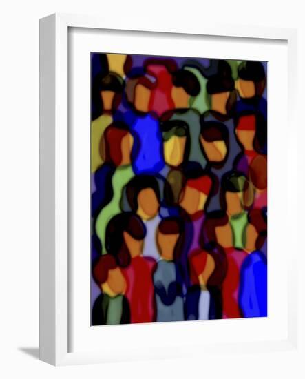 Fauve Figures-Diana Ong-Framed Giclee Print