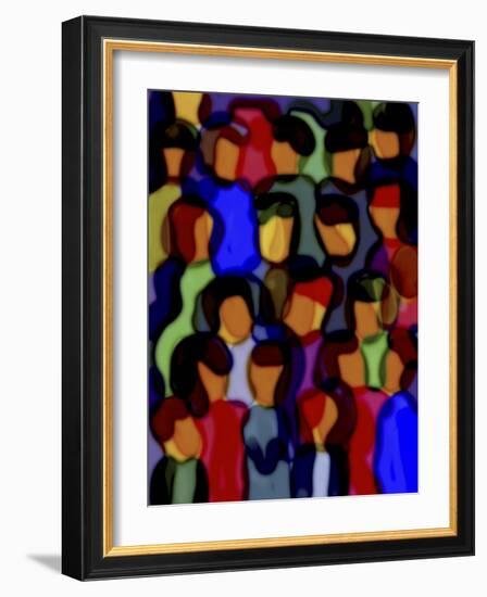 Fauve Figures-Diana Ong-Framed Giclee Print