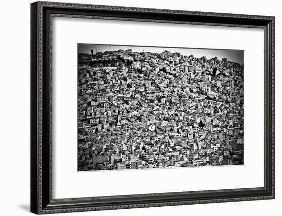 Favela Village in El Alto, La Paz, Bolivia-Joel Alvarez-Framed Photographic Print