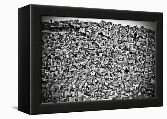 Favela Village in El Alto, La Paz, Bolivia-Joel Alvarez-Framed Premier Image Canvas