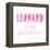 Favorite Color Pink Leopard-Jennifer McCully-Framed Stretched Canvas