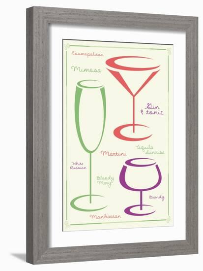 Favorite Drink 2 C-Lauren Gibbons-Framed Art Print