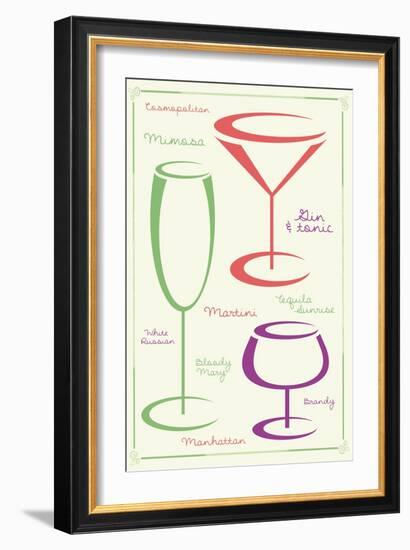 Favorite Drink 2 C-Lauren Gibbons-Framed Art Print