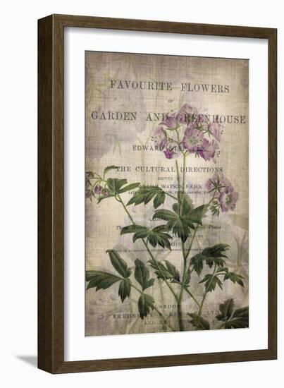 Favorite Flowers IV-John Butler-Framed Art Print