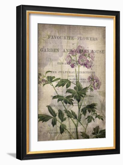 Favorite Flowers IV-John Butler-Framed Art Print