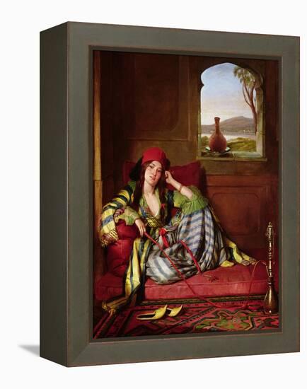 Favourite of the Harem-John Frederick Lewis-Framed Premier Image Canvas