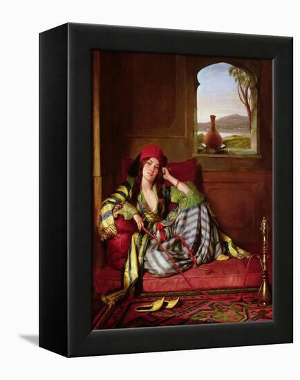 Favourite of the Harem-John Frederick Lewis-Framed Premier Image Canvas