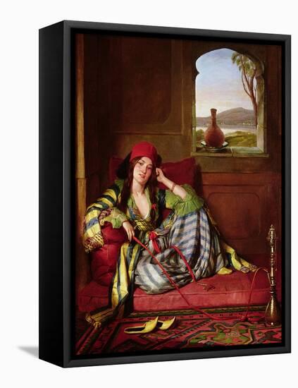 Favourite of the Harem-John Frederick Lewis-Framed Premier Image Canvas