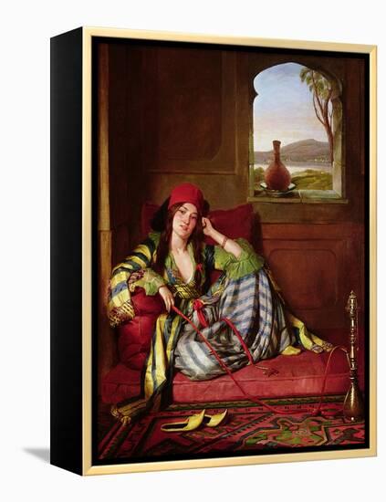 Favourite of the Harem-John Frederick Lewis-Framed Premier Image Canvas