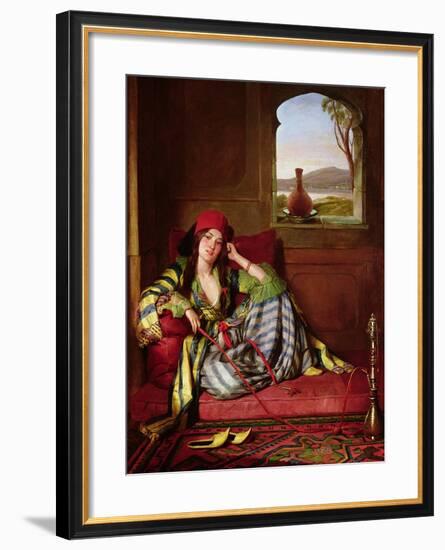 Favourite of the Harem-John Frederick Lewis-Framed Giclee Print