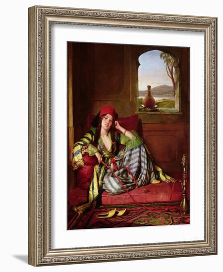 Favourite of the Harem-John Frederick Lewis-Framed Giclee Print