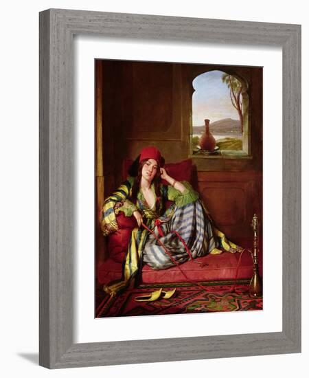 Favourite of the Harem-John Frederick Lewis-Framed Giclee Print