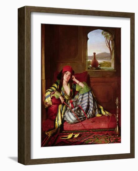 Favourite of the Harem-John Frederick Lewis-Framed Giclee Print