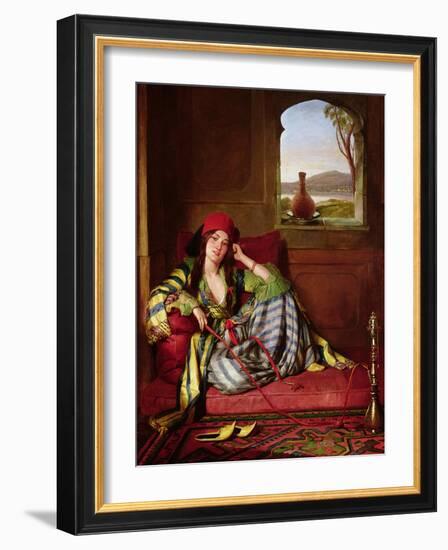 Favourite of the Harem-John Frederick Lewis-Framed Giclee Print