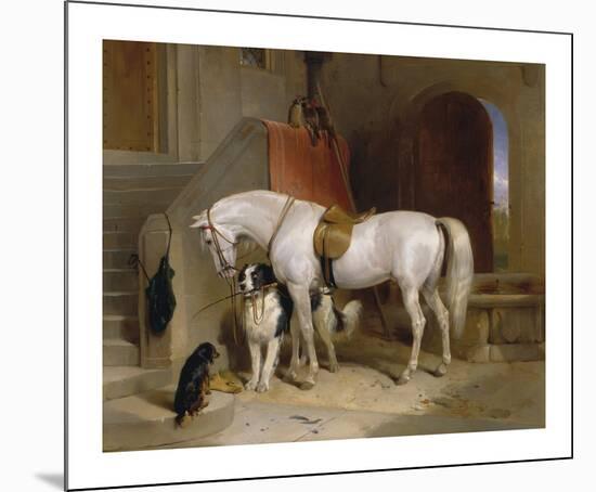 Favourites, the Property of H.R.H. Prince George of Cambridge-Edwin Landseer-Mounted Premium Giclee Print