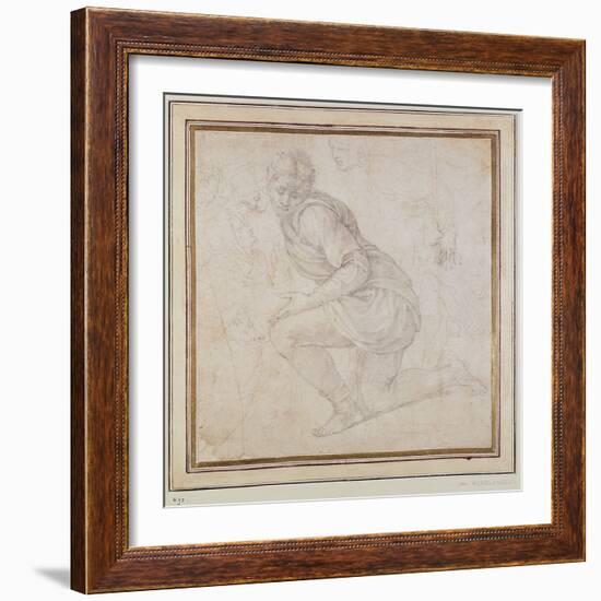 Fawkener Recto-Michelangelo Buonarroti-Framed Giclee Print