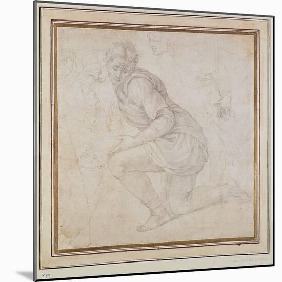 Fawkener Recto-Michelangelo Buonarroti-Mounted Giclee Print