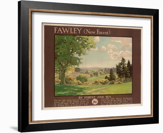 Fawley (New Forest), Poster Advertising Southern Railway-Albert George Petherbridge-Framed Giclee Print