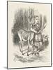Fawn Alice and the Fawn-John Tenniel-Mounted Art Print