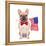 Fawn French Bulldog-Javier Brosch-Framed Premier Image Canvas