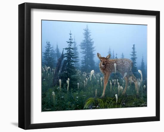 Fawn Memories-Gordon Semmens-Framed Giclee Print