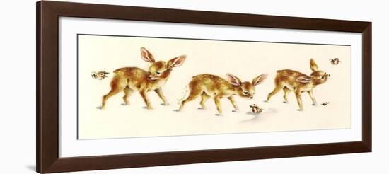 Fawns-Peggy Harris-Framed Giclee Print