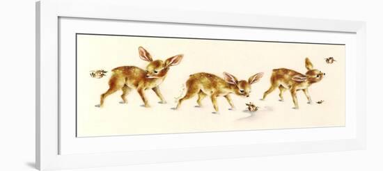 Fawns-Peggy Harris-Framed Giclee Print