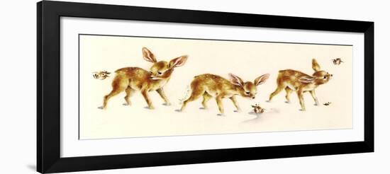 Fawns-Peggy Harris-Framed Giclee Print