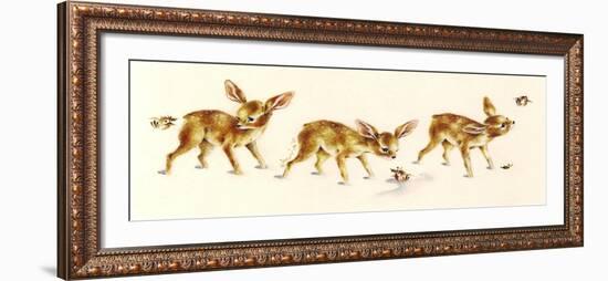 Fawns-Peggy Harris-Framed Giclee Print