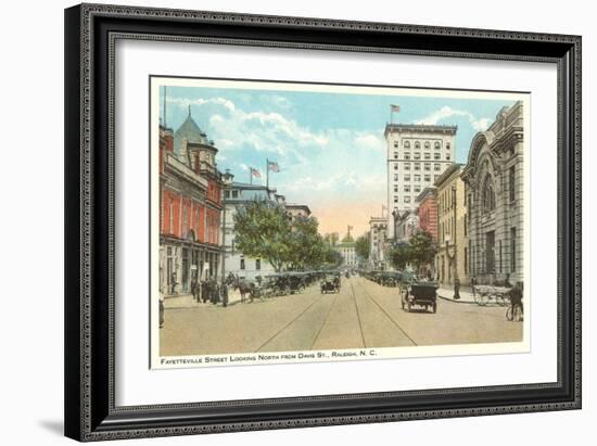 Fayetteville Street, Raleigh, North Carolina-null-Framed Art Print