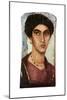 Fayum Portait, Ancient Egyptian, Roman Period, C200 Ad-null-Mounted Giclee Print