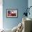 FDNY Truck with American Flag-null-Framed Photo displayed on a wall