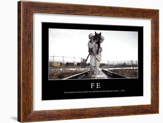 Fe. Cita Inspiradora Y Póster Motivacional-null-Framed Photographic Print