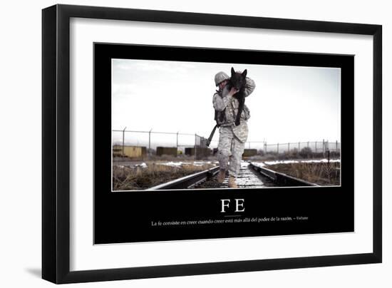 Fe. Cita Inspiradora Y Póster Motivacional-null-Framed Photographic Print
