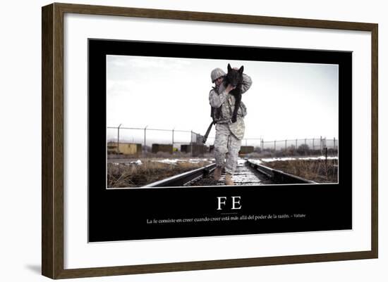 Fe. Cita Inspiradora Y Póster Motivacional-null-Framed Photographic Print