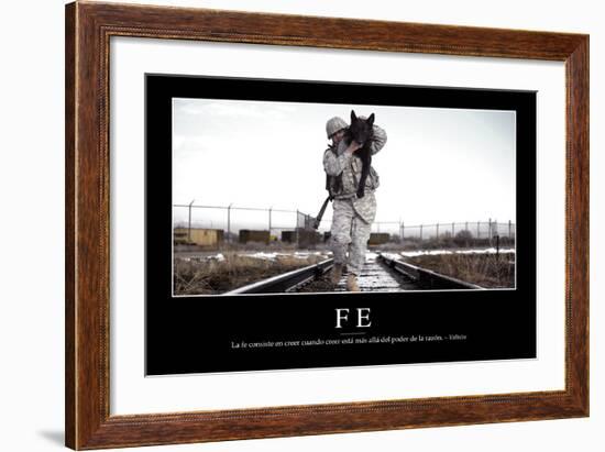 Fe. Cita Inspiradora Y Póster Motivacional-null-Framed Photographic Print