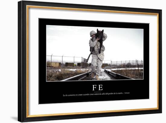 Fe. Cita Inspiradora Y Póster Motivacional-null-Framed Photographic Print