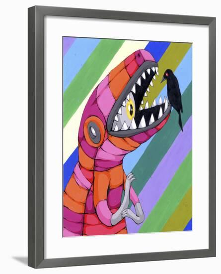 Fear Inside A Tough Exterior-Ric Stultz-Framed Giclee Print