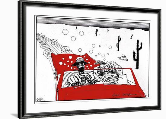 Fear & Loathing-Ralph Steadman-Framed Art Print