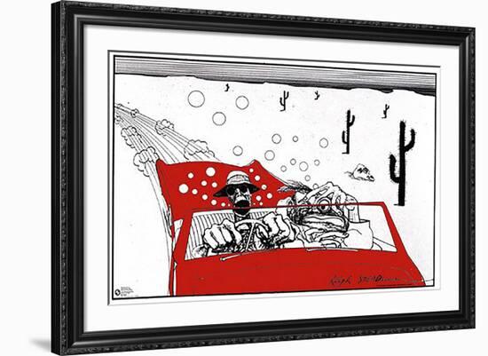 Fear & Loathing-Ralph Steadman-Framed Art Print